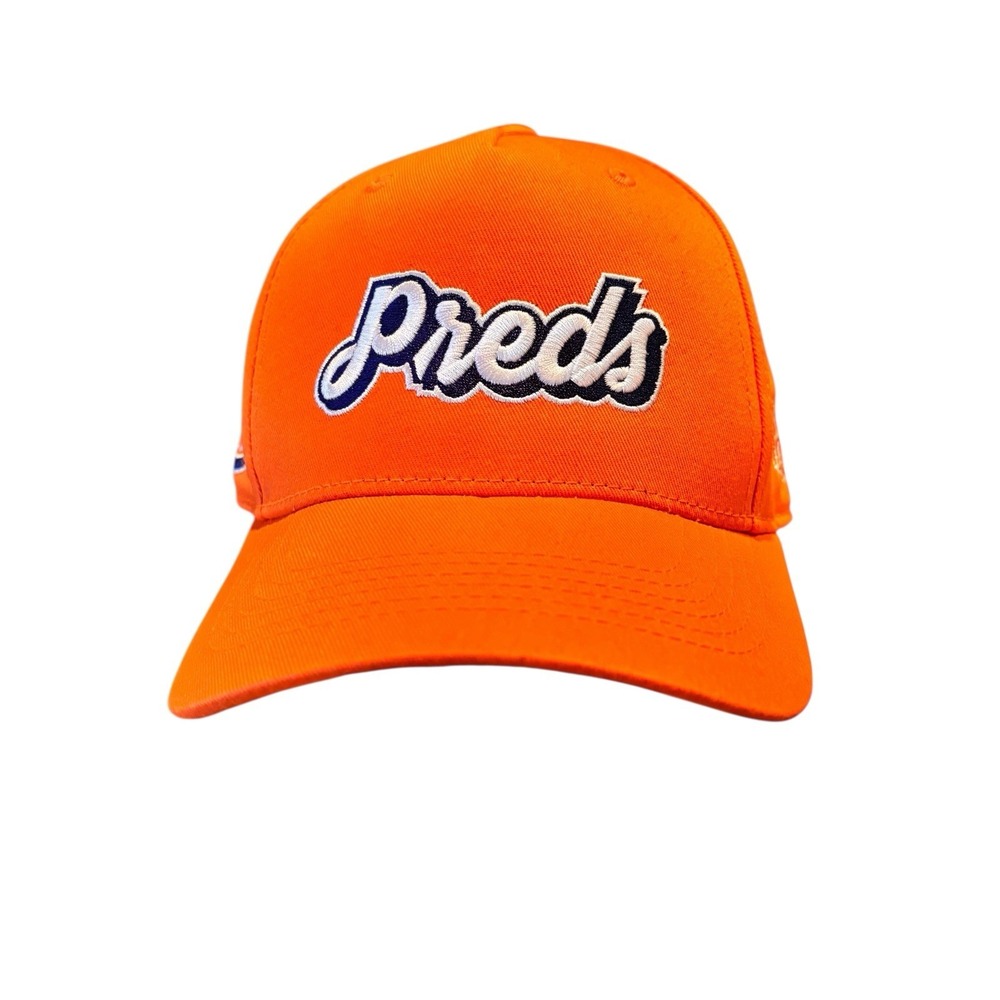 Nashville Predators x Auburn University Orange Snapback Hat Hockey NCAA‎